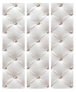 Murando DeLuxe Paraván bílá kůže Glamour II Velikost (šířka x výška): 135x172 cm