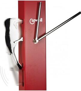 Lowell Italy Designové kyvadlové nástěnné hodiny 14541R Lowell 65cm