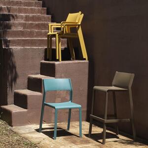 Nardi Hořčicově žlutá plastová zahradní židle Trill