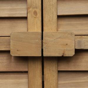 Goleto Dřevěná zahradní skříň | 87 x 46,5 x 160 cm