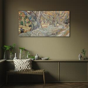 Obraz na skle Obraz na skle Silniční Menders van Gogh