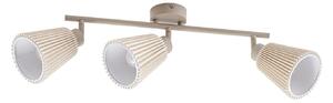 Stropní lampa NOLA, Percy, stmívatelné, Béžová, Obývací pokoj, Tkanina / Textil, Moderní