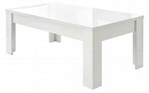 KONFERENČNÍ STOLEK, vysoce lesklá bílá, kompozitní dřevo, 122/65/45 cm MID.YOU - Online Only konferenční stolky, Online Only
