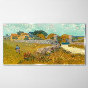 Obraz na skle Obraz na skle Provence House Van Gogh