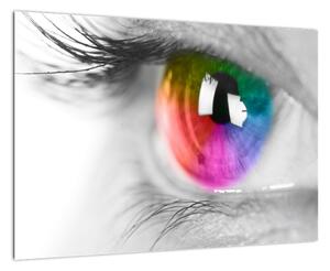 Moderní obraz: barevné oko