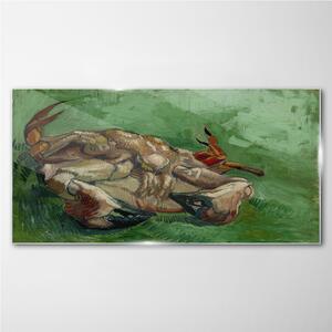 Obraz na skle Obraz na skle Krab na zádech Van Gogh