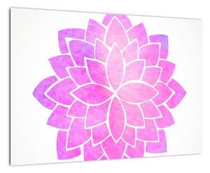 Obraz: růžová mandala