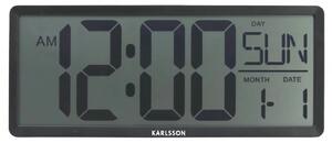 Digitální LCD hodiny 6020BK Karlsson 35cm