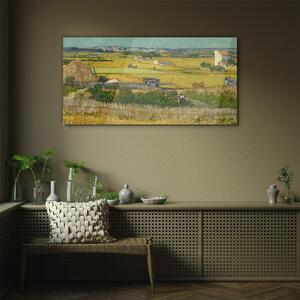 Obraz na skle Obraz na skle Sklizeň van Gogh