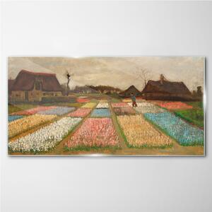 Obraz na skle Obraz na skle Žárovková pole van Gogh