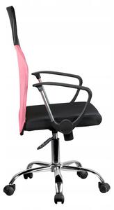 Kancelářská židle KORAD OCF-7, 58x105-115x60, modrá/černá