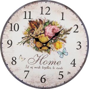 Lowell Italy Designové nástěnné hodiny 21567 Lowell 34cm