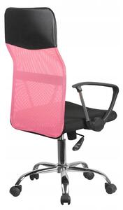 Kancelářská židle KORAD OCF-7, 58x105-115x60, modrá/černá