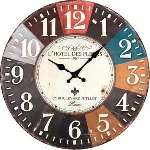 Lowell Italy Designové nástěnné hodiny 21555 Lowell 40cm