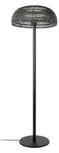Terasový ohřívač Calenza, černý, 200 cm, 3 stupně, IP44 – Lucande Lucande, Calenza, Černá, Kov, Moderní