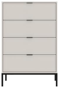KOMODA, černá, kašmírová, 75,9/115,5/40 cm MID.YOU - Šuplíkové komody, Online Only