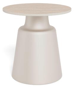 KONFERENČNÍ STOLEK, šedá, béžová, kov, keramika, 45/45/47,5 cm MID.YOU - Konferenční stolky, Online Only