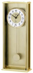 Kyvadlové nástěnné hodiny 5281 AMS řízené rádiovým signálem 51cm