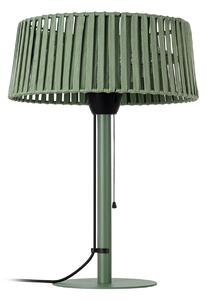 Terasový ohřívač Pyravo, zelený, hliník, výška 70 cm, IP44 – Lucande Lucande, Pyravo, Zelená, Kov, Moderní