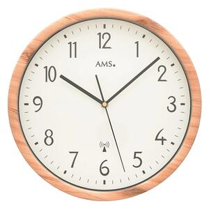 Designové nástěnné hodiny 5576 AMS řízené rádiovým signálem 30cm