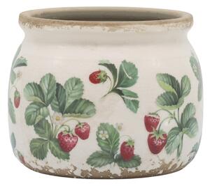 Keramický obal na květiny Fraises Ø 9,5 cm
