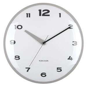 Designové nástěnné hodiny 6028GY Karlsson 40cm