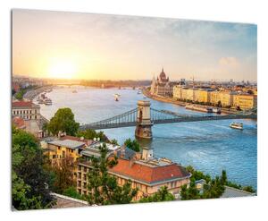 Obraz Budapešť - výhled na řeku