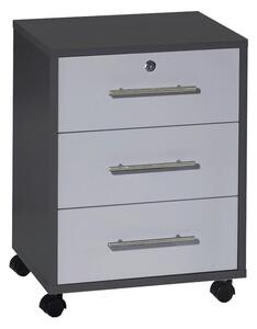 POJÍZDNÝ KONTEJNER, 44/58/40 cm MID.YOU - Online Only kancelářský nábytek, Online Only