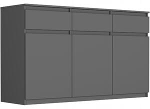 Komoda Rorria (antracit). Akce -18%