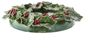 ILEX Adventní věnec 26 cm - zelená