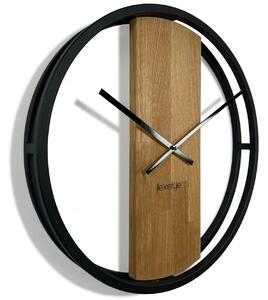 Designové nástěnné hodiny z231oval-1d-1-x50 FLEXISTYLE 50cm