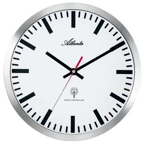 Designové nástěnné hodiny AT4371-B Atlanta řízené signálem DCF 30cm