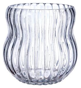 PEARL Lucerna skleněná 19 cm - čirá