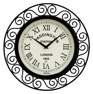 Designové nástěnné hodiny 5589 AMS řízené rádiovým signálem 35cm