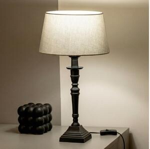 Brilagi - Stolní lampa CERIA 1xE27/60W/230V pr. 25 cm černá/šedá