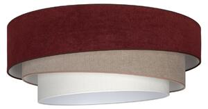 Stropní lampa Duolla, Trio, Červená, Kuchyně, Tkanina / Textil, Young lifestyle