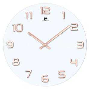 Lowell Italy Designové nástěnné hodiny 14897BR Lowell 38cm