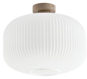 Stropní lampa NOLA, Evey, stmívatelné, Bílá, Obývací pokoj, Sklo, Skandinávský