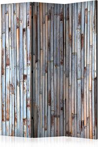 Murando DeLuxe Paraván Šedé dřevo Velikost: 135x172 cm