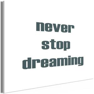 Obraz - Never Stop Dreaming (1 Part) Wide