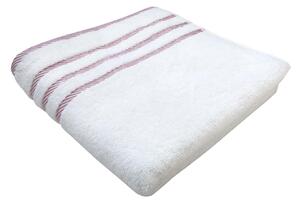 RUČNÍK PRO HOSTY, 30/50 cm, bílá, pink Esposa - Ručníky pro hosty