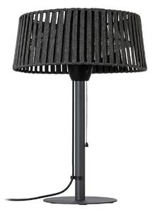 Stolní terasový ohřívač Pyravo, černý, hliník, výška 70 cm, IP44 – Lucande Lucande, Pyravo, Černá, Kov, Moderní