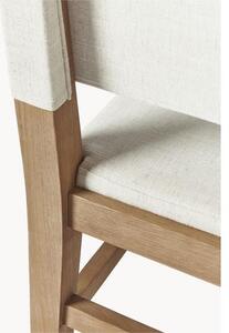 Dřevěná židle s polstrováním Liano