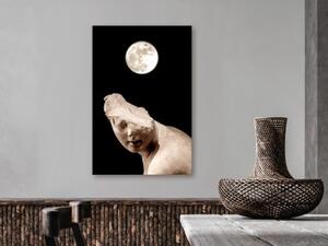 Obraz - Moon and Statue (1 Part) Vertical
