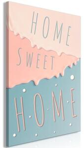 Obraz - Inscriptions: Home Sweet Home (1 Part) Vertical