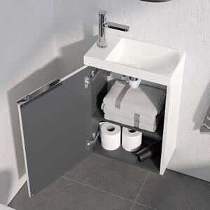 Toaletní stolek TIM 40 cm s umyvadlem - možnost volby barvy