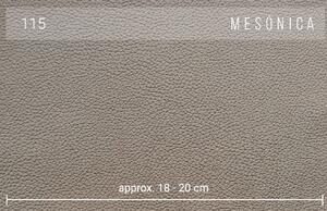 Světle hnědá kožená rohová pohovka MESONICA Musso 328 cm