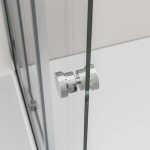 Corner Shower Enclosure with Sliding Door NT504 - 6 mm Nano transparent safety glass- selectable width