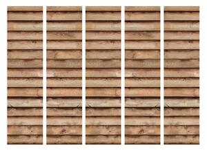Paraván vodorovné dřevěné desky Velikost (šířka x výška): 135x172 cm