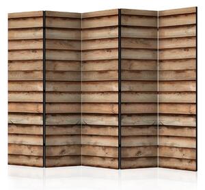 Paraván vodorovné dřevěné desky Velikost (šířka x výška): 135x172 cm
